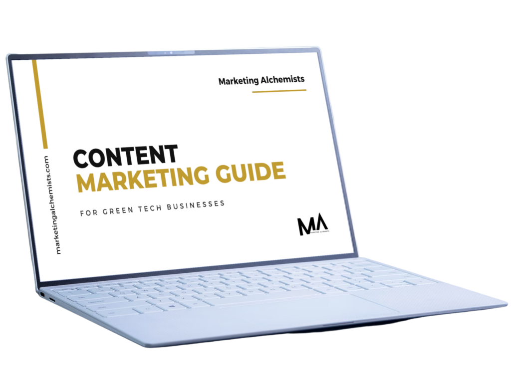 Cover of Green Tech Content Marketing Guide