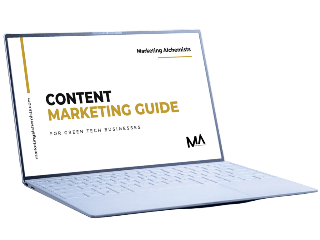 Cover of Green Tech Content Marketing Guide