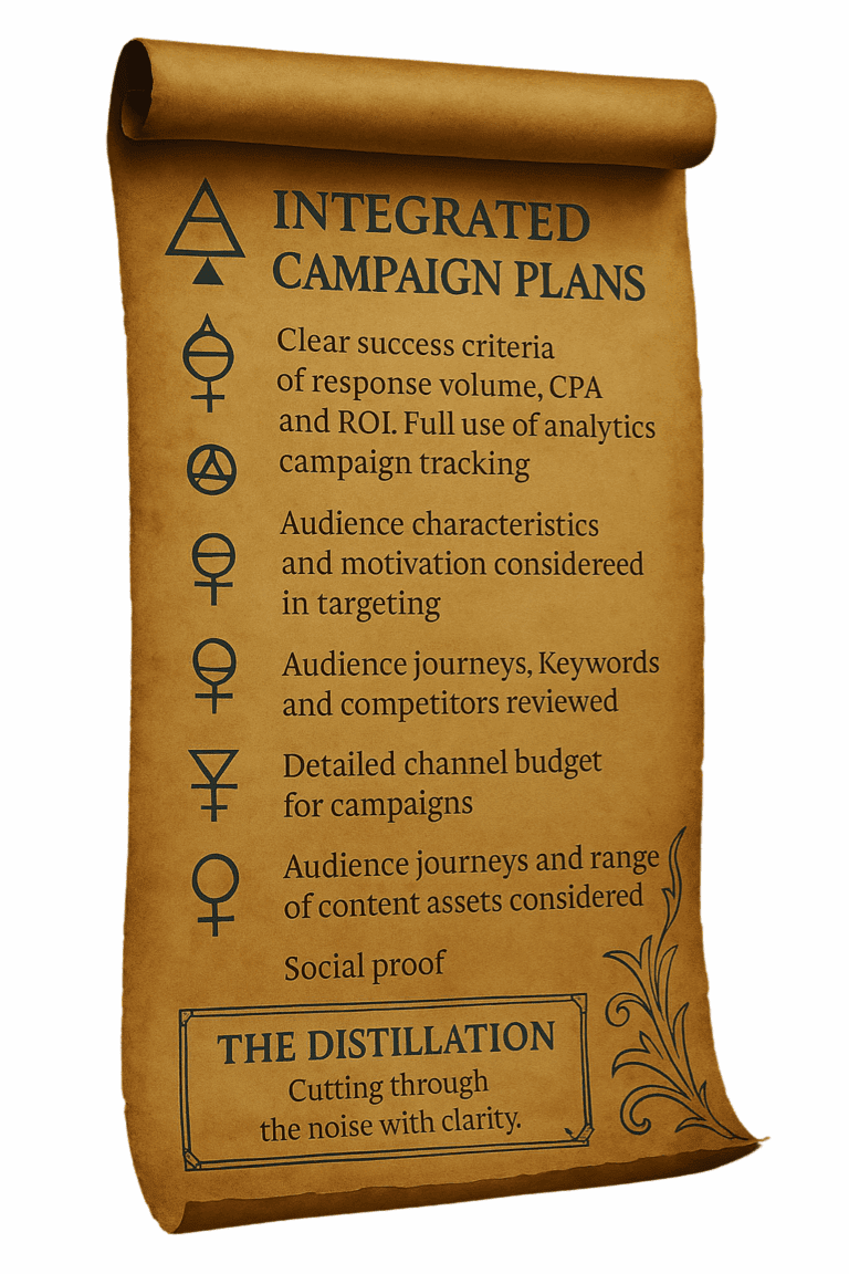 Integrated Campaign Plans